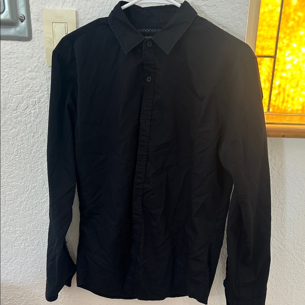 Beverly Hills Polo Club Black Dress Shirt